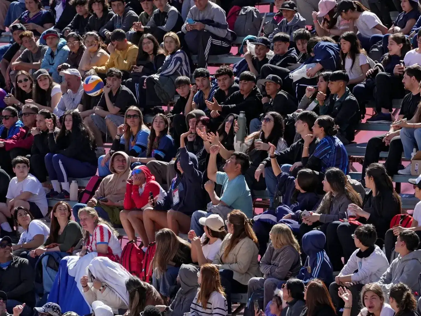 Gran cantidad de público presente en los Juegos.
