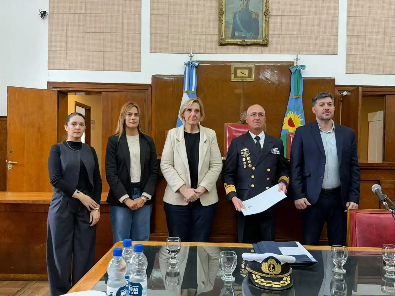 El Concejo Deliberante realizó un reconocimiento a la Base Naval de Mar del Plata en su centenario
