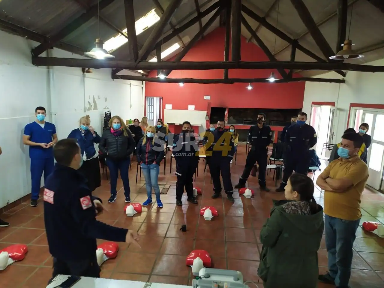 Jornada de capacitación prehospitalaria del SIES Venado en la ciudad de Firmat