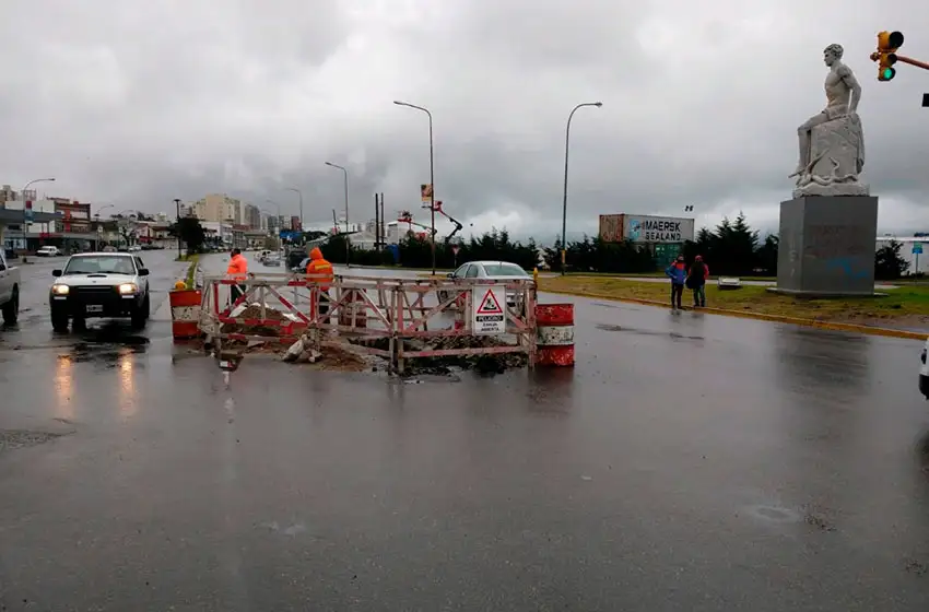 Corte en Av. de los Trabajadores y 12 de Octubre por tareas de OSSE