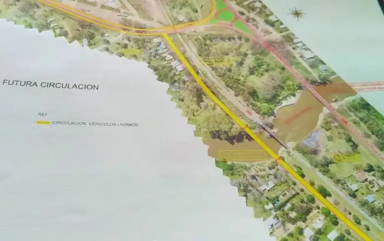 Proponen un puente exclusivo para autos y colectivos sobre el Río Carcarañá