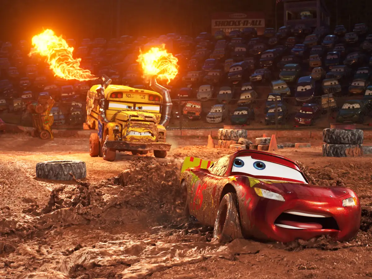 El jueves estrena "Cars 3",  con un Rayo" McQueen  más viejo y en problemas  