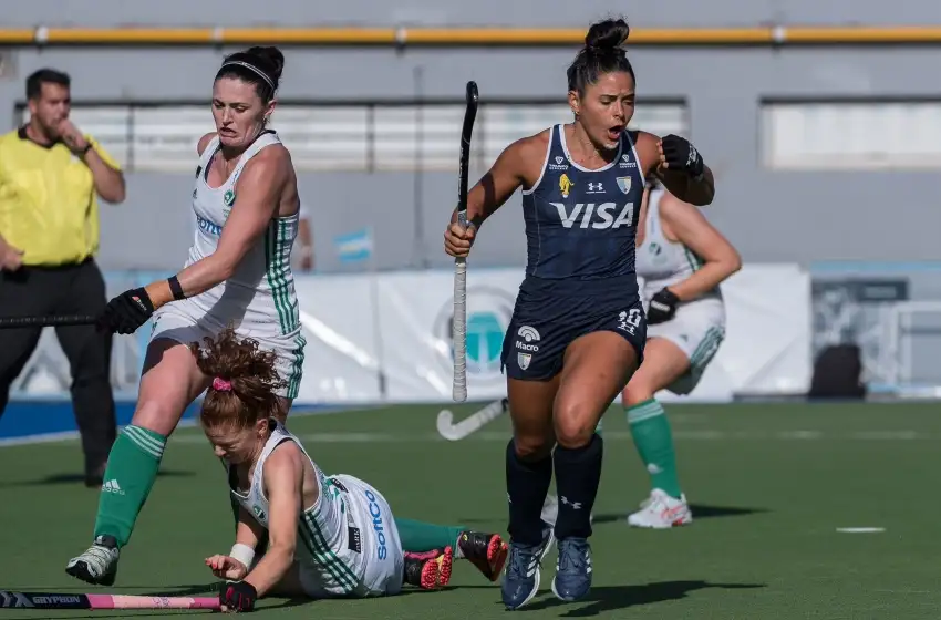 Las Leonas se despidieron goleando a Irlanda