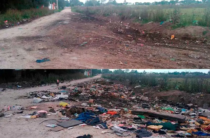 El Municipio leyó, respondió y quitó el basural