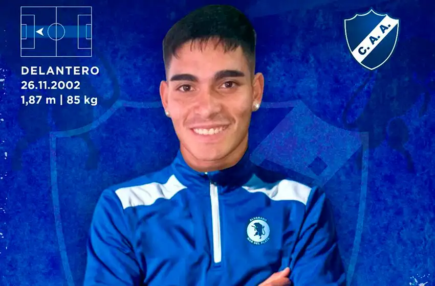 Llegó otro delantero a Alvarado