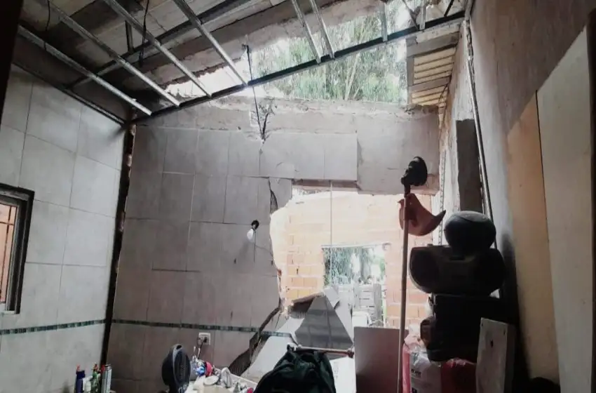 Explotó una garrafa de gas y el dueño de la casa resultó herido