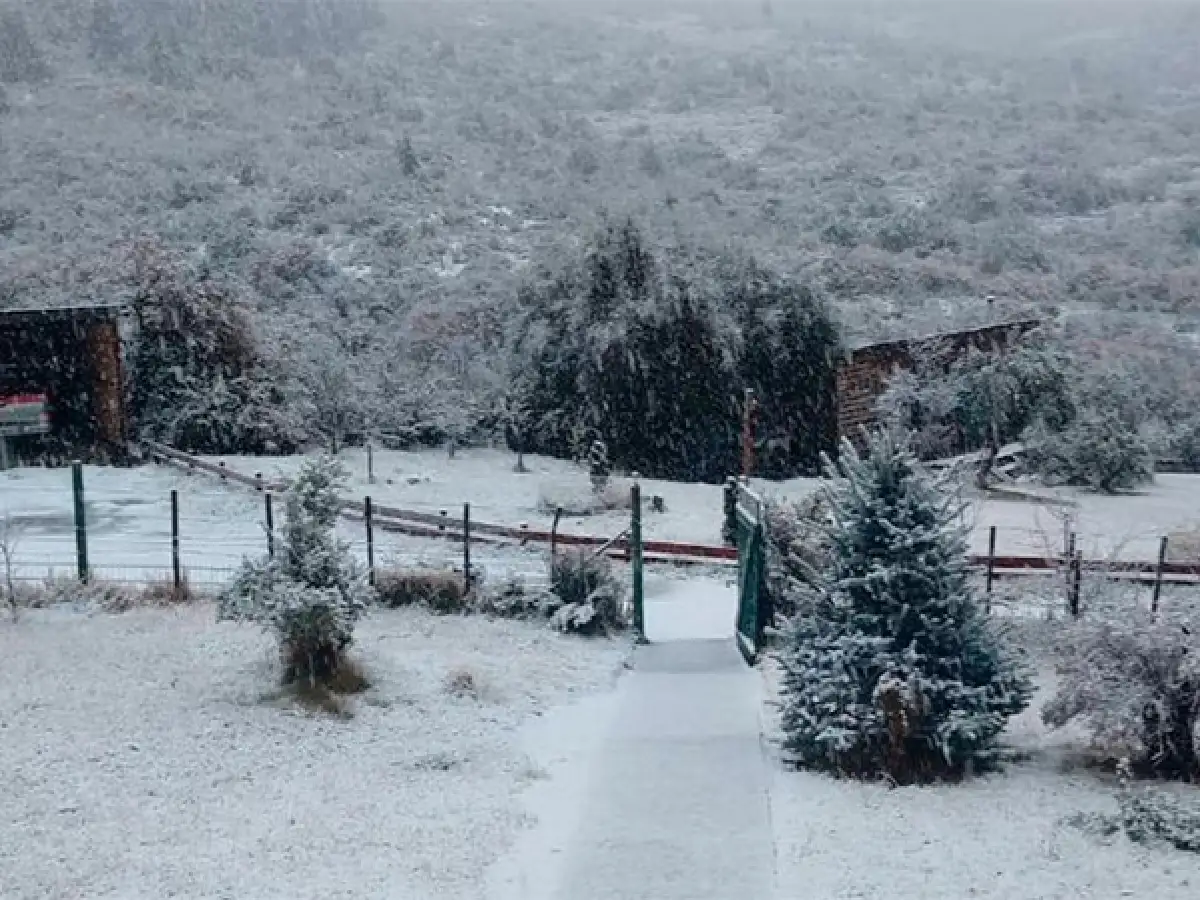 Bariloche tuvo la primera nevada del año