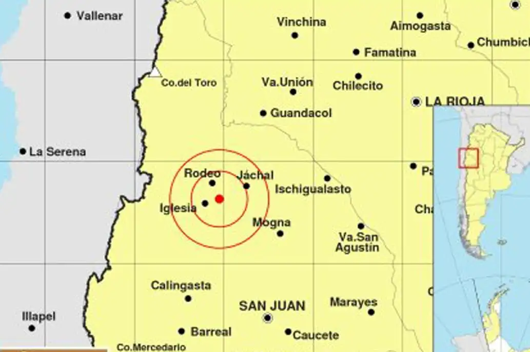 Un fuerte temblor de 5.2° sacudió a San Juan