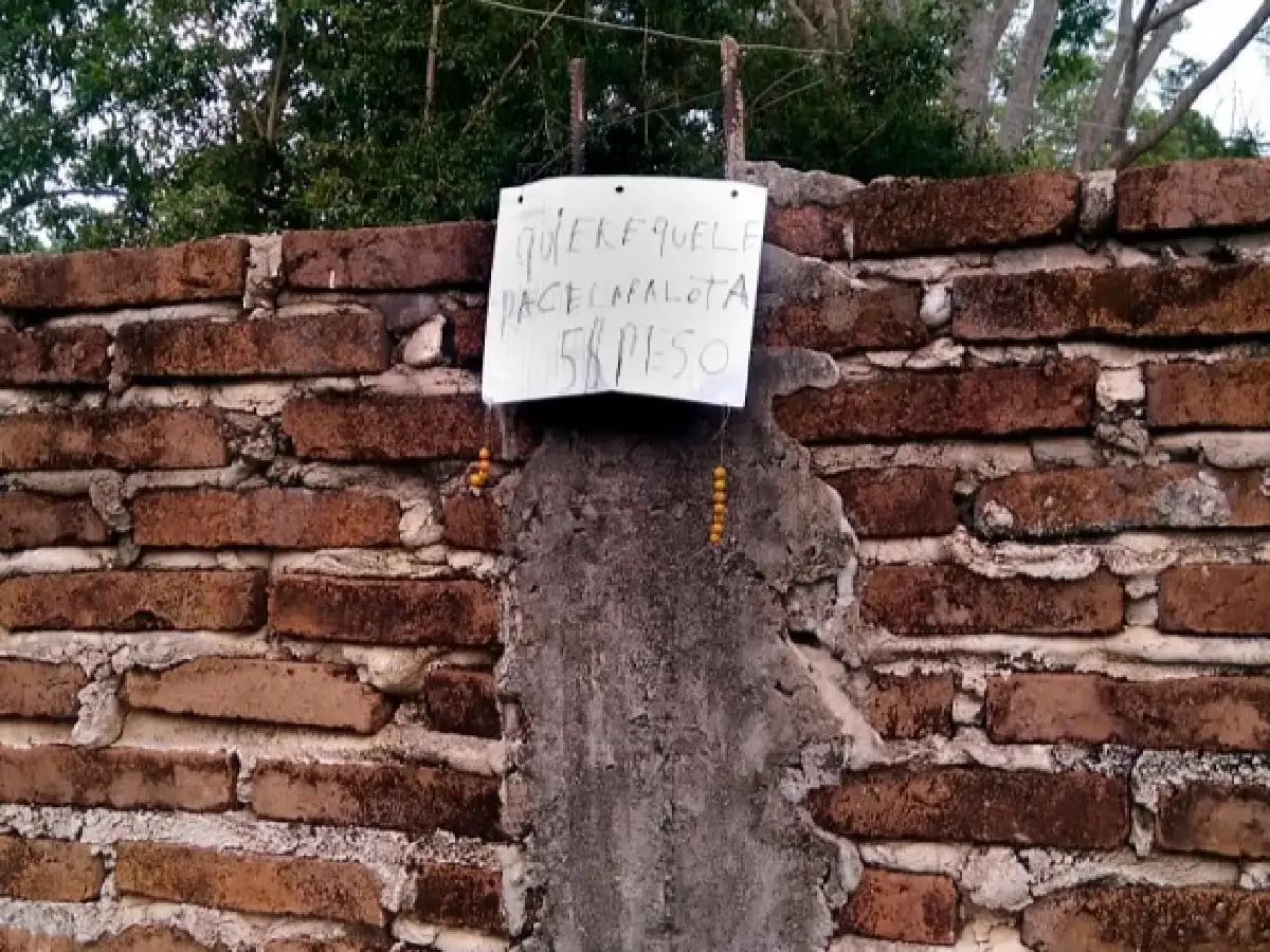 El simpático cartel de una niña que se cansó que sus vecinos le pidan la pelota a cada rato en un club de Posadas