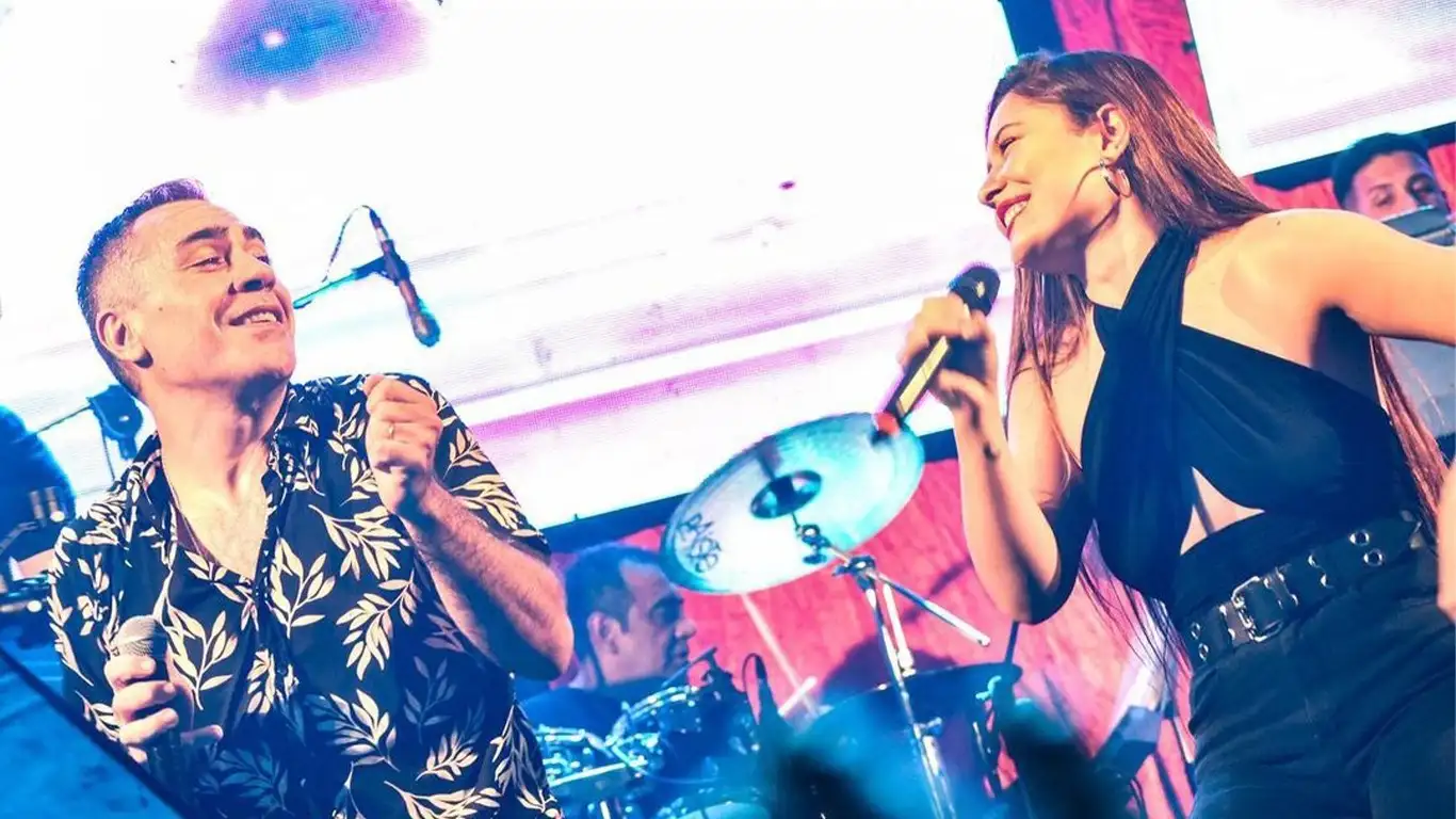 El Loco Amato y Valentina Márquez