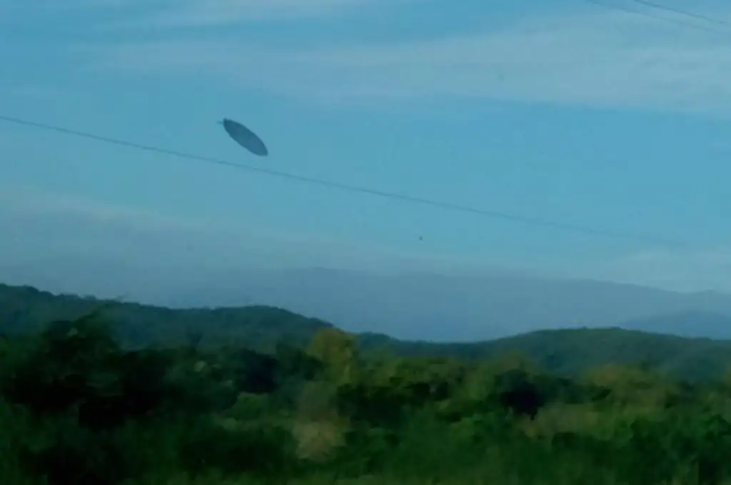 El OVNI supuestamente avistado el pasado jueves 1 de febrero.