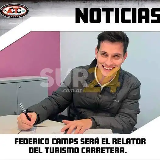 Federico “Fefo” Camps será el relator del TC