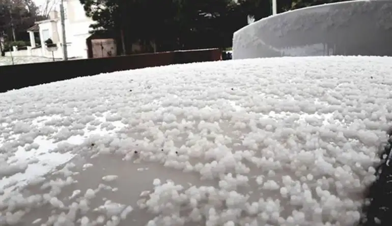 Graupel, el fenómeno que puede repetirse en Entre Ríos y Santa Fe