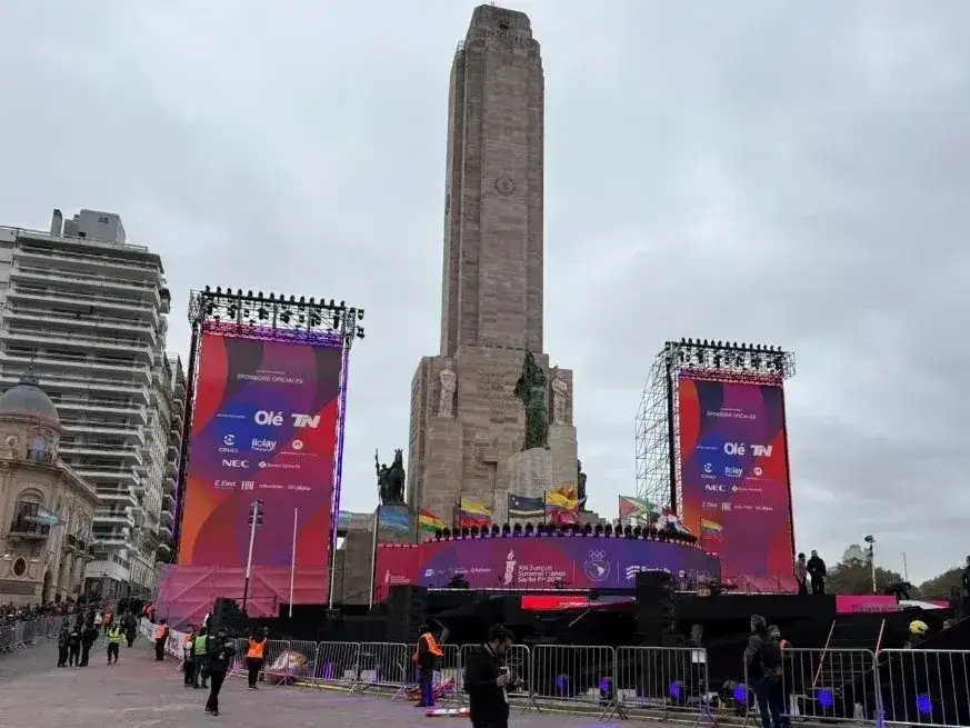 Se realiza la apertura de los Juegos Suramericanos 2026 en Rosario.