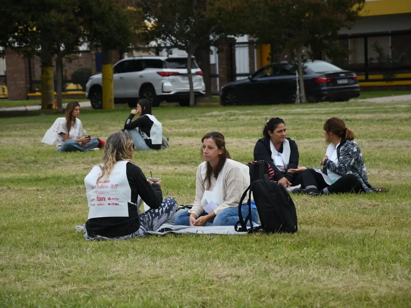 Las duplas de mentora y aprendiz, la esencia de la actividad. Foto: Gentileza