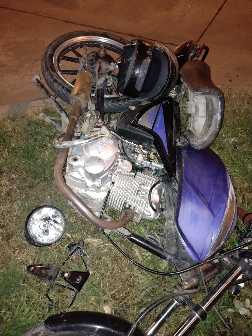 Accidente moto