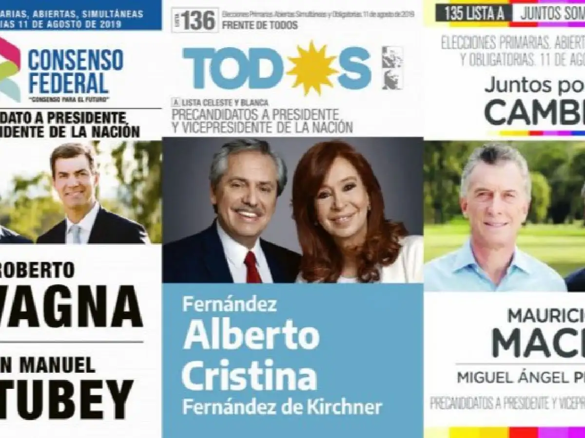 Elecciones 2019: éstas son las boletas de todos los candidatos
