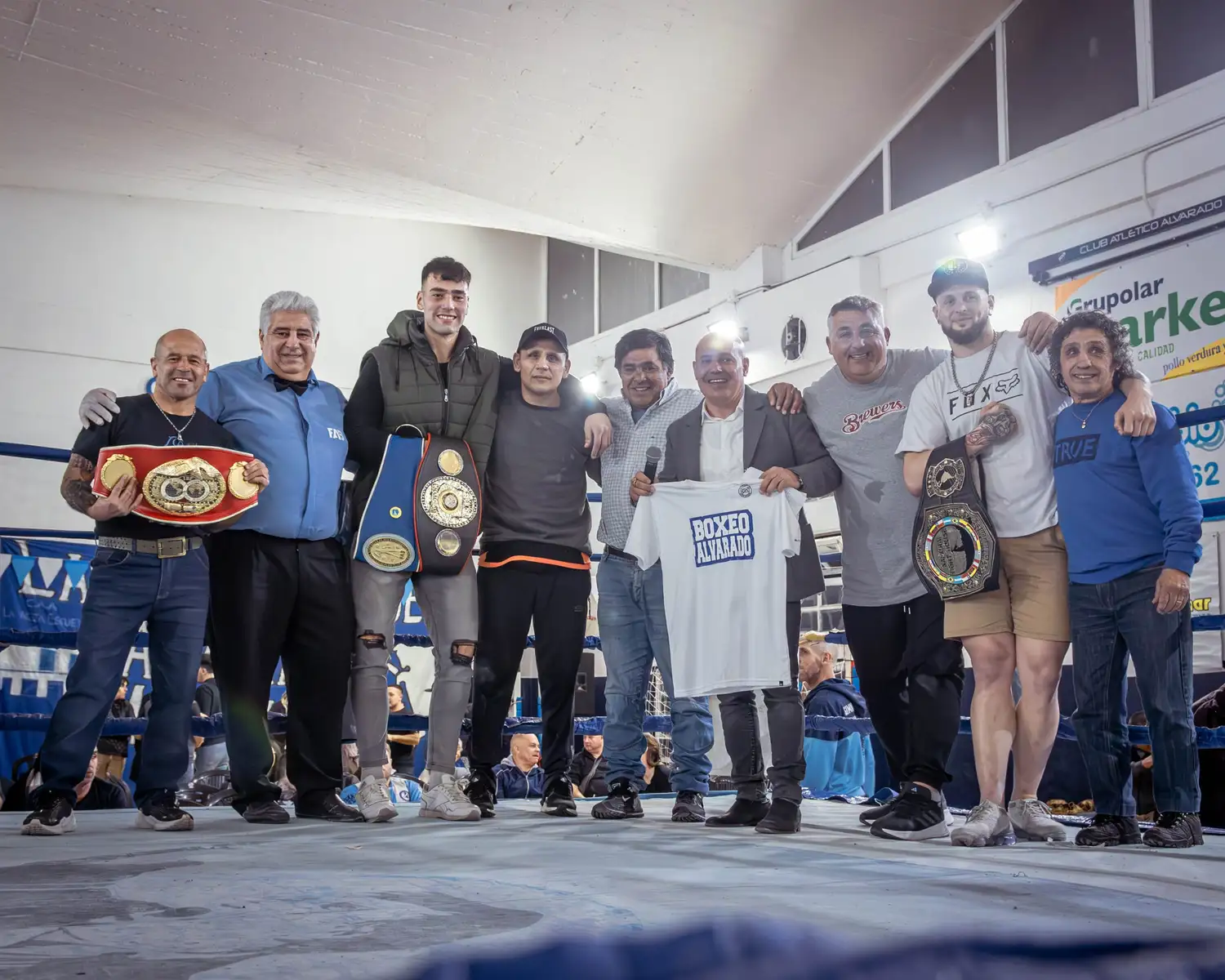 Trubiano se llevó el combate de fondo en Alvarado