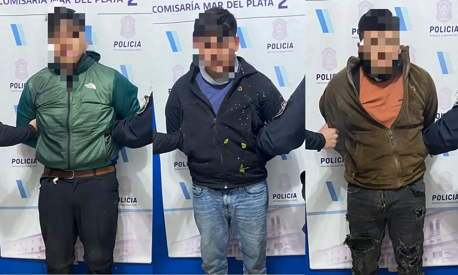 Los tres hombres y las actuaciones quedaron a disposición de la Justicia, y deberán comparecer en sede tribunalicia.