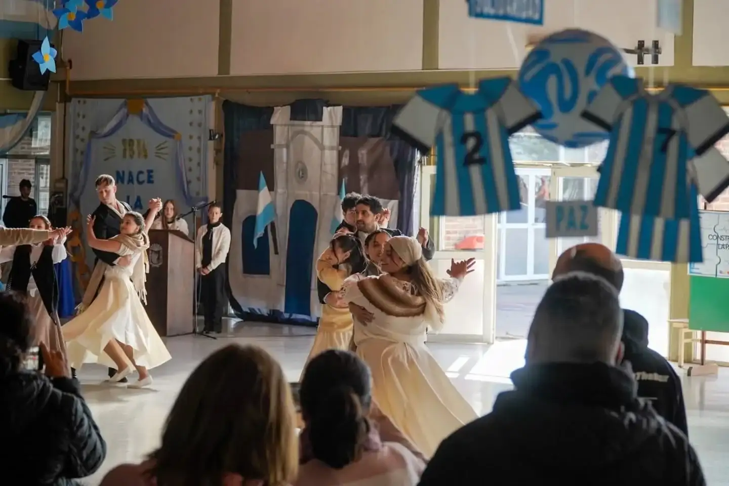 La danza marcó parte de los festejos.