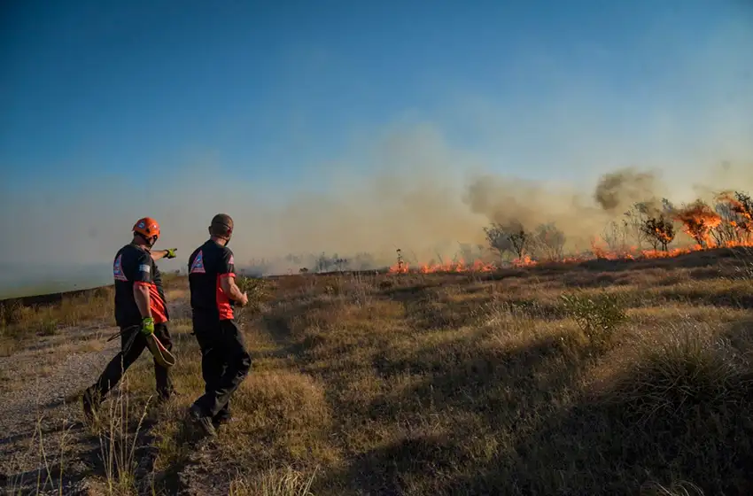 Tandil continúa en riesgo extremo de incendios forestales