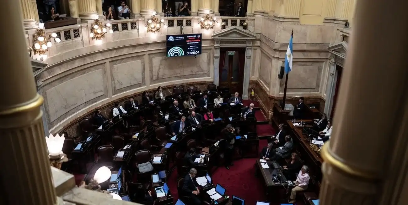 Tras cinco semanas de inactividad, la Cámara alta retoma el debate con una agenda consensuada que incluye incentivos fiscales y reformas de salud mental. Foto: Archivo / Xinhua / Martín Zabala.