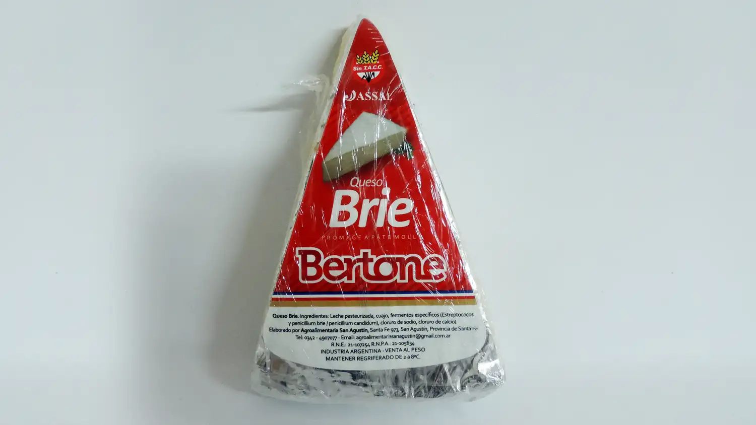 La Assal prohibió “Queso Brie” y “Queso Artesanal Camembert” marca Bertone