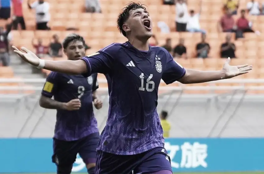 Argentina goleó a Polonia y está en los octavos de final del Mundial Sub-17