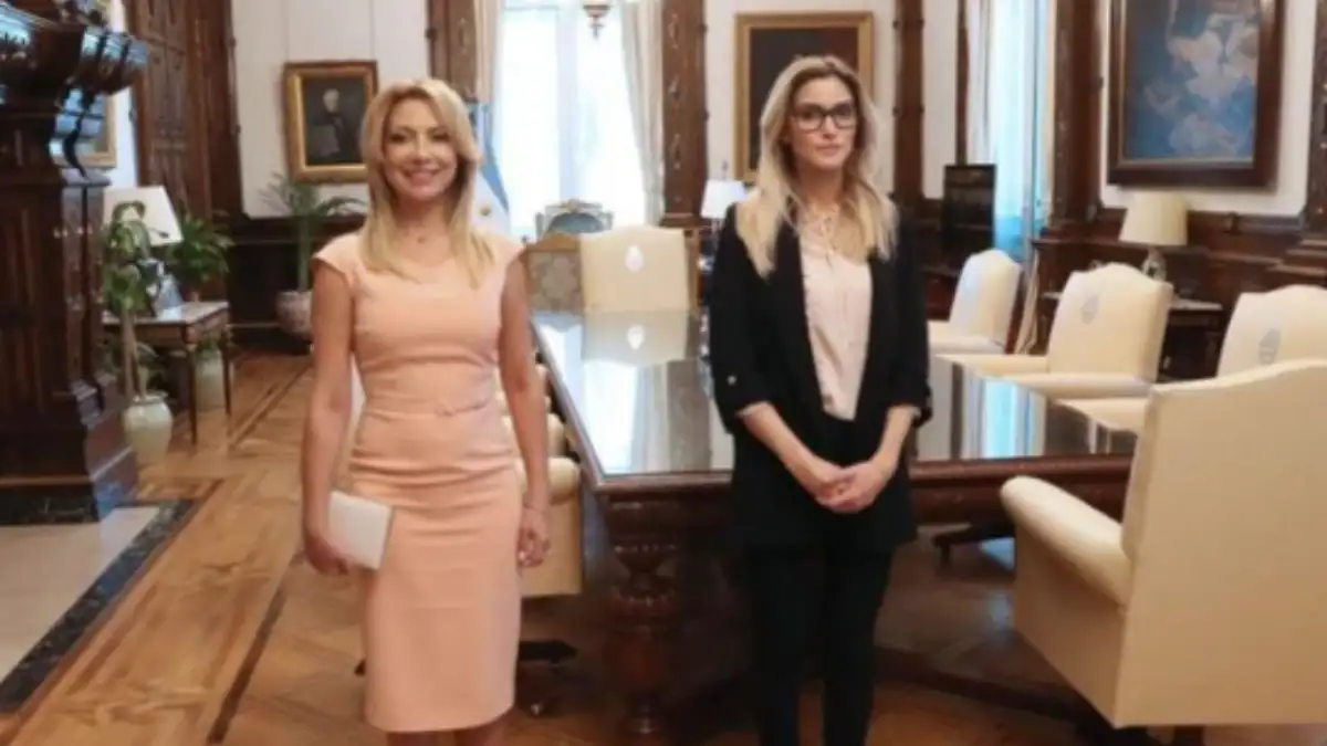 Sofía Pacchi volvió a la Casa Rosada