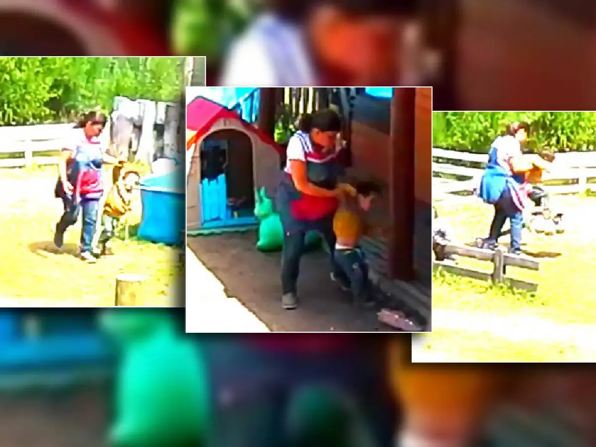 Filmaron a una maestra maltratando a niños en un jardín