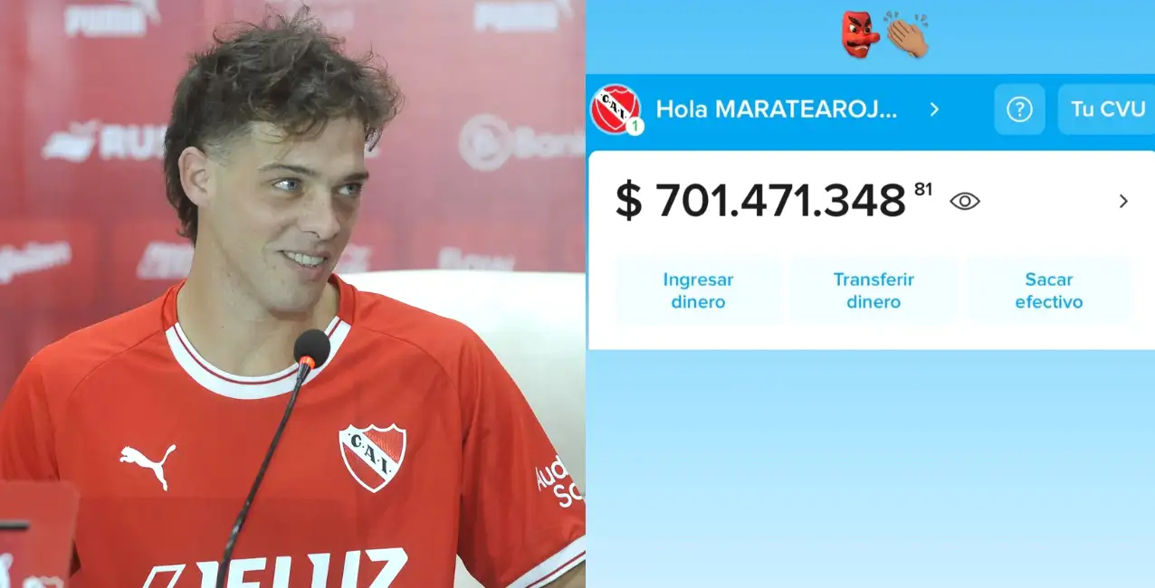 Nuevo récord: la colecta de Santiago Maratea para Independiente superó los 700 millones