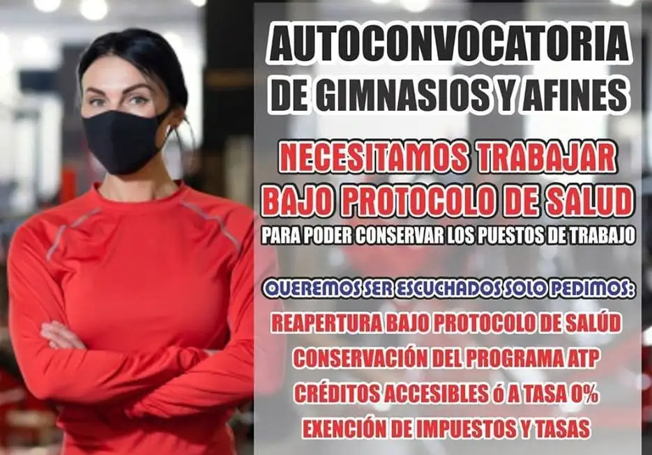 Los gimnasios se autoconvocan para pedir la reapertura