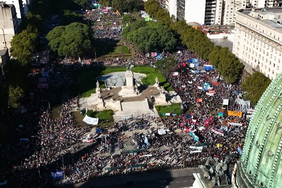 Se leyó un comunicado con fuertes críticas a las políticas del Gobierno.