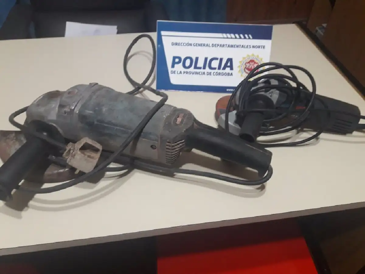 Recuperan herramientas y amoladoras robadas en Brinkmann: dos detenidos