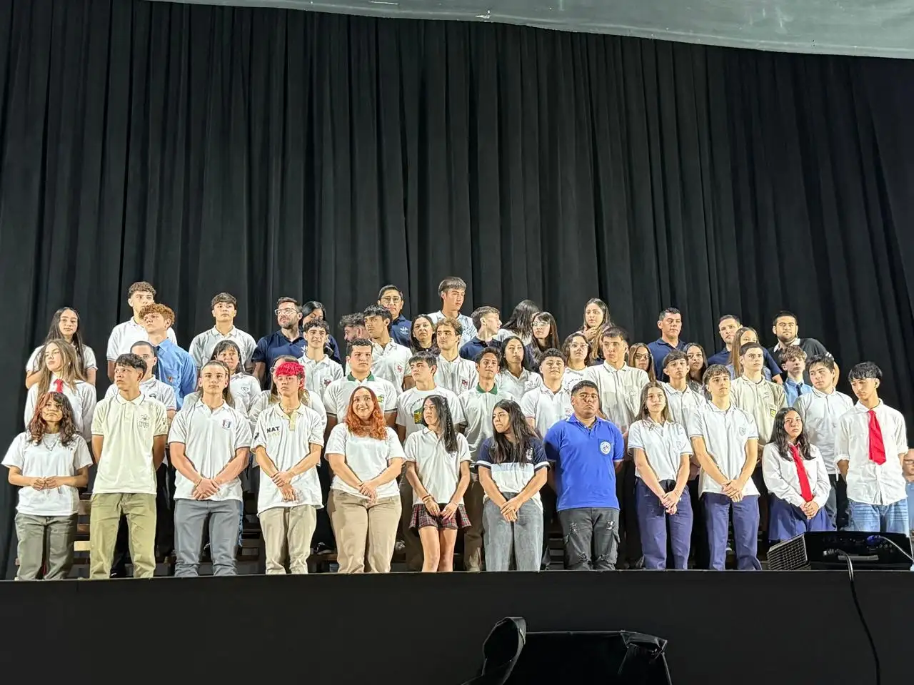Los alumnos elegidos por sus pares como ejemplo de solidaridad, empatía y trabajo en equipo.