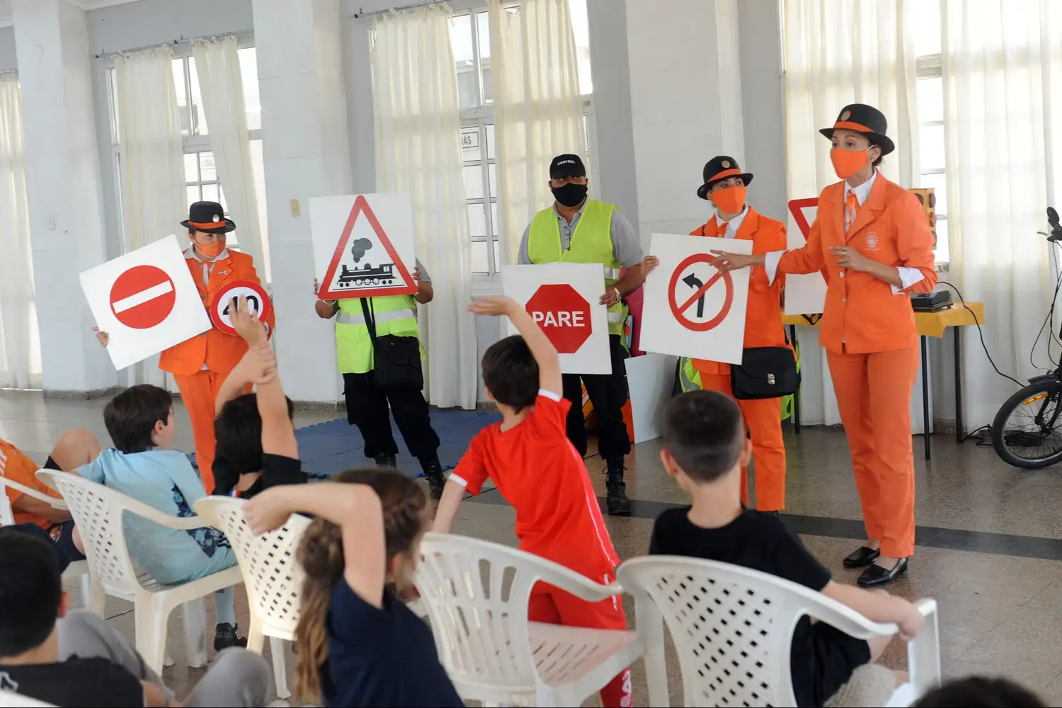 Educación vial infantil: el municipio realiza charlas en clubes locales