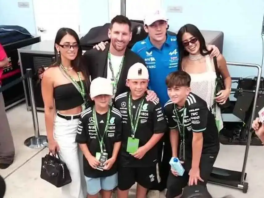 En medio de la expectativa por el Gran Premio de Miami, Lionel Messi volvió a ser protagonista fuera de la cancha.