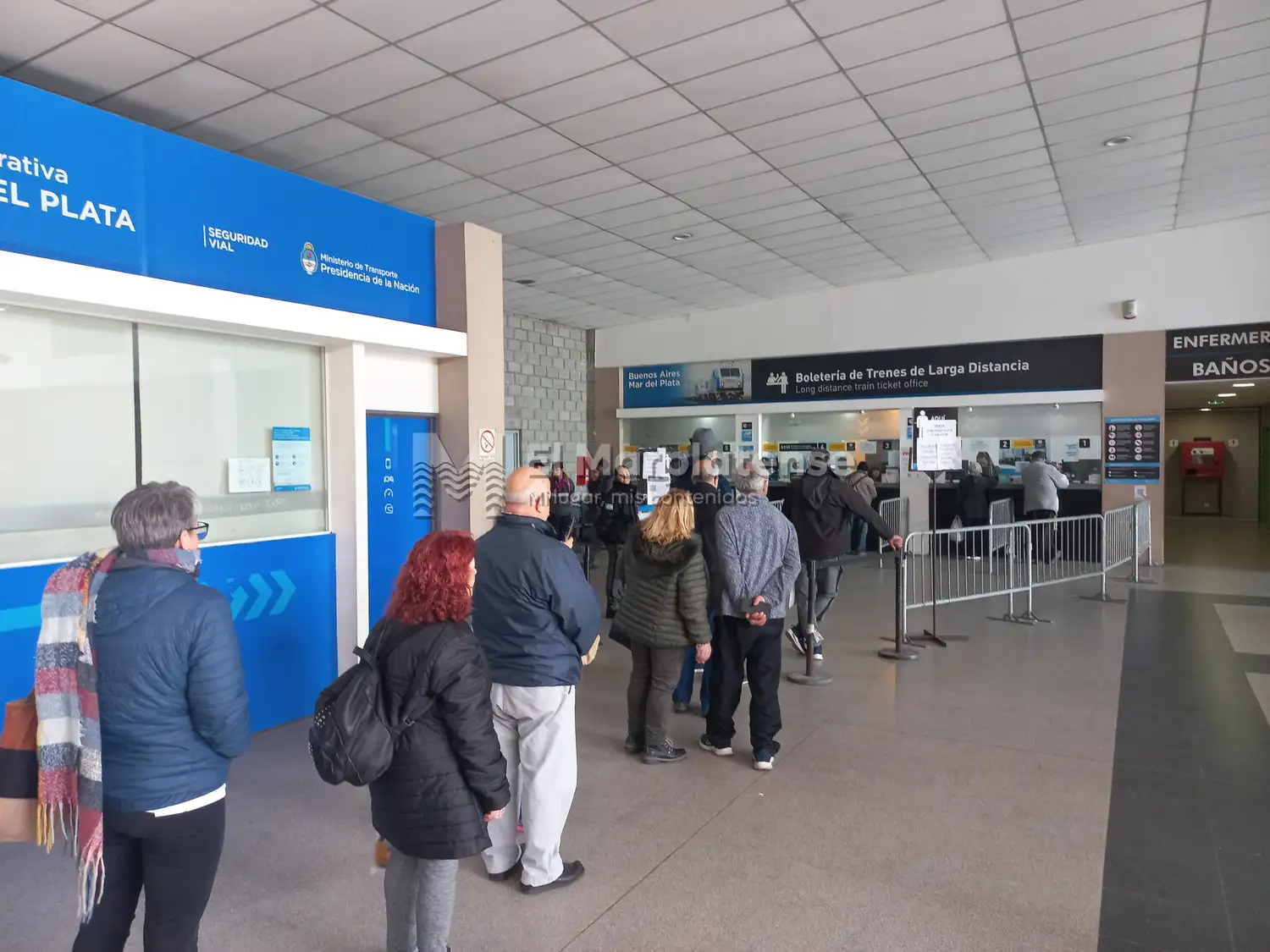 Las tarifas son: 30.000 pesos en primera y 36.000 en pullman entre Constitución y Mar del Plata