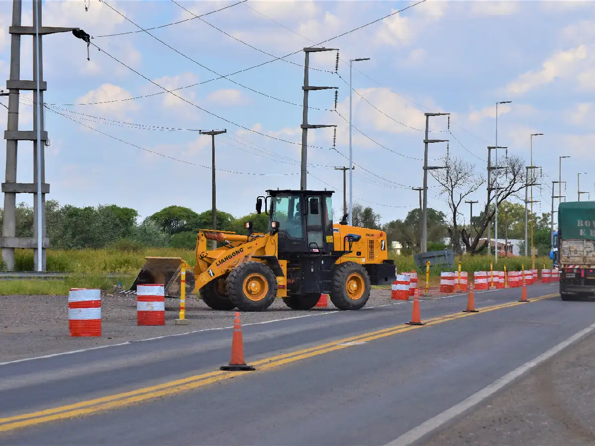 Comenzó la construcción de la rotonda del acceso oeste a la ciudad