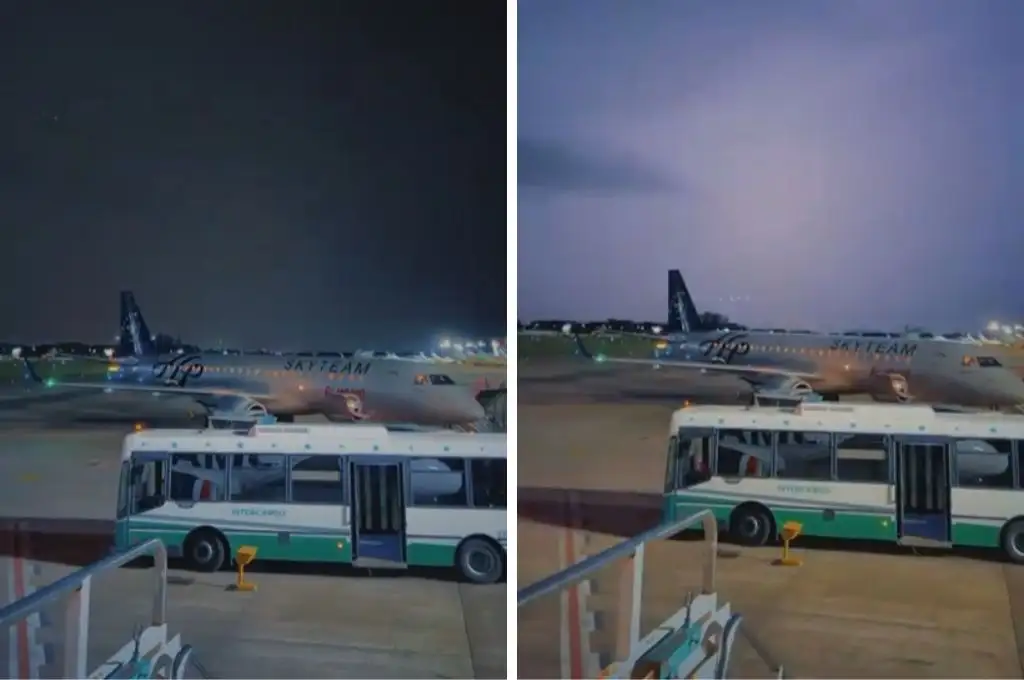 Ya hay largas filas en Aeroparque por vuelos demorados