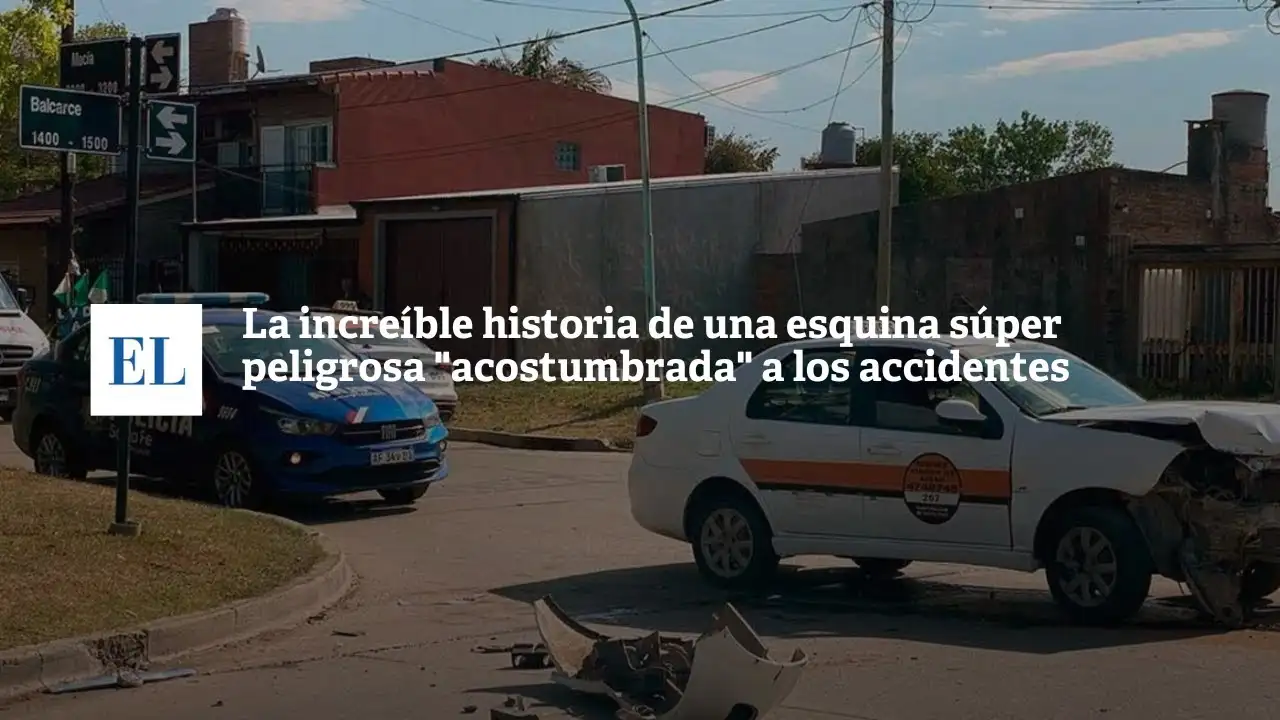 La increíble historia de una esquina súper peligrosa “acostumbrada” a los accidentes