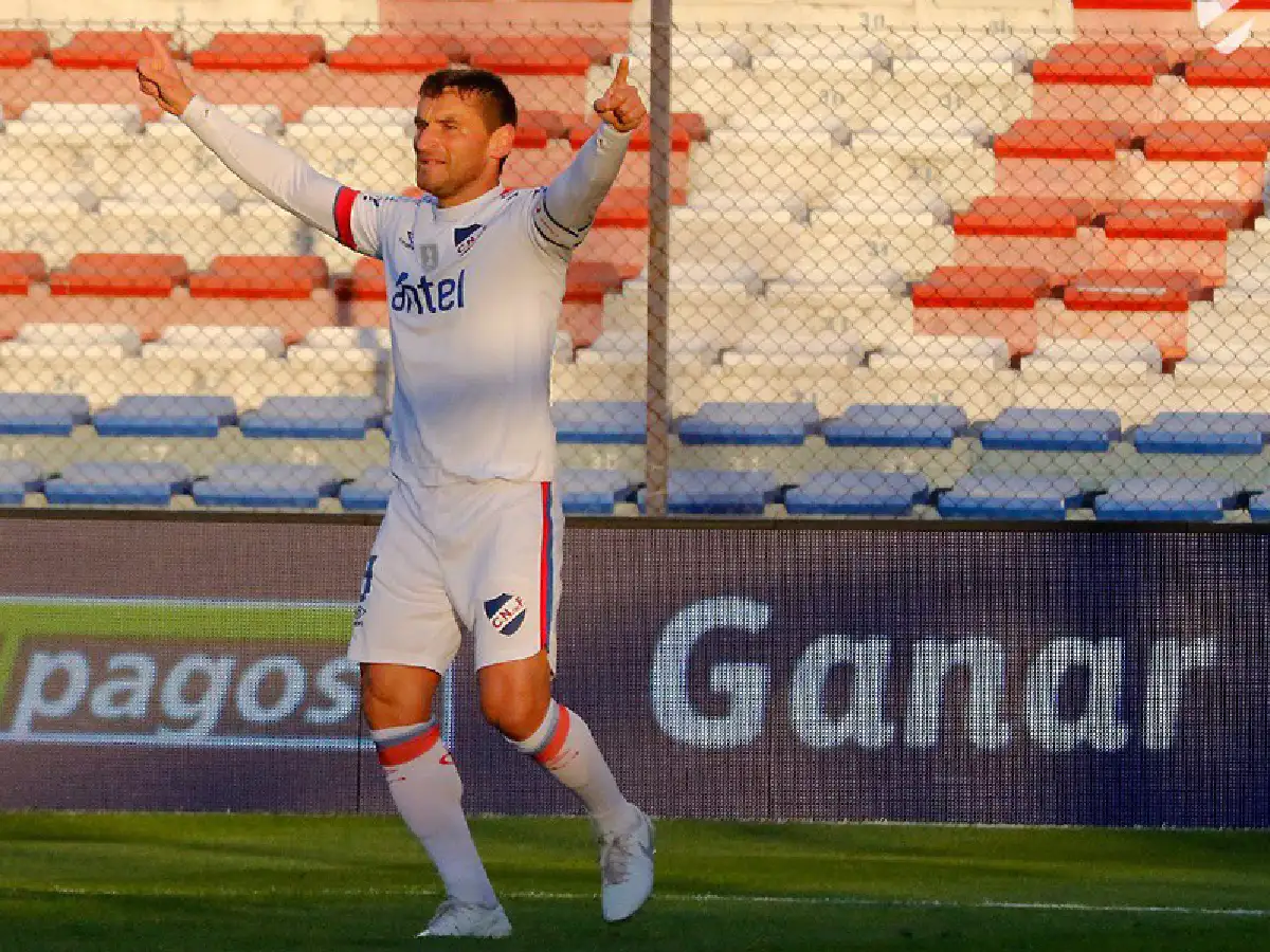 Bergessio, sobre la hora, le dio el triunfo a Nacional 