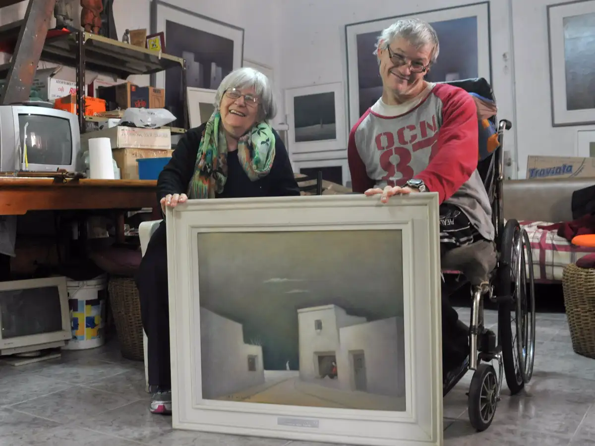 Una pintura regresa a la  familia Olocco para reflejar  un amor de juventud 