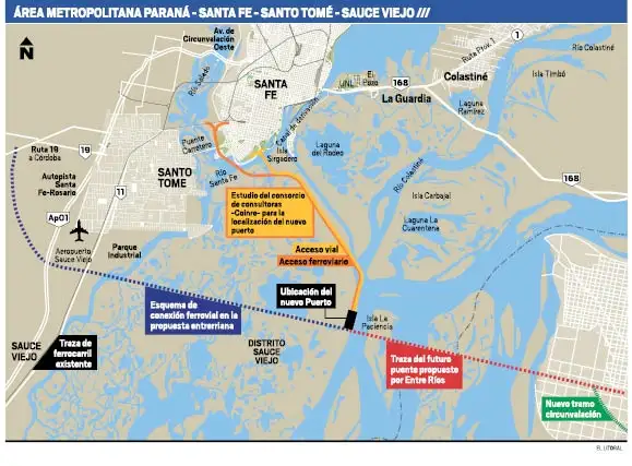 Licitan el proyecto para el puente Santa Fe-Paraná