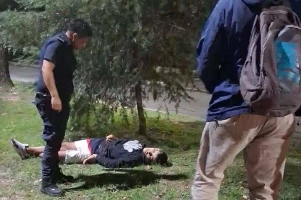 Las cámaras de seguridad filmaron el incidente.