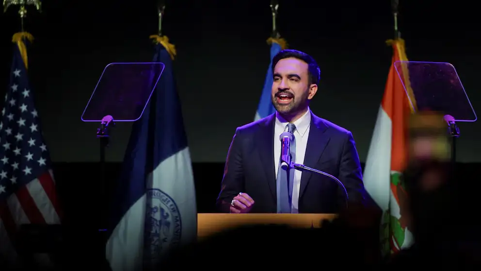 El demócrata Zohran Mamdani ganó las elecciones a la alcaldía de Nueva York (REUTERS/Jeenah Moon)