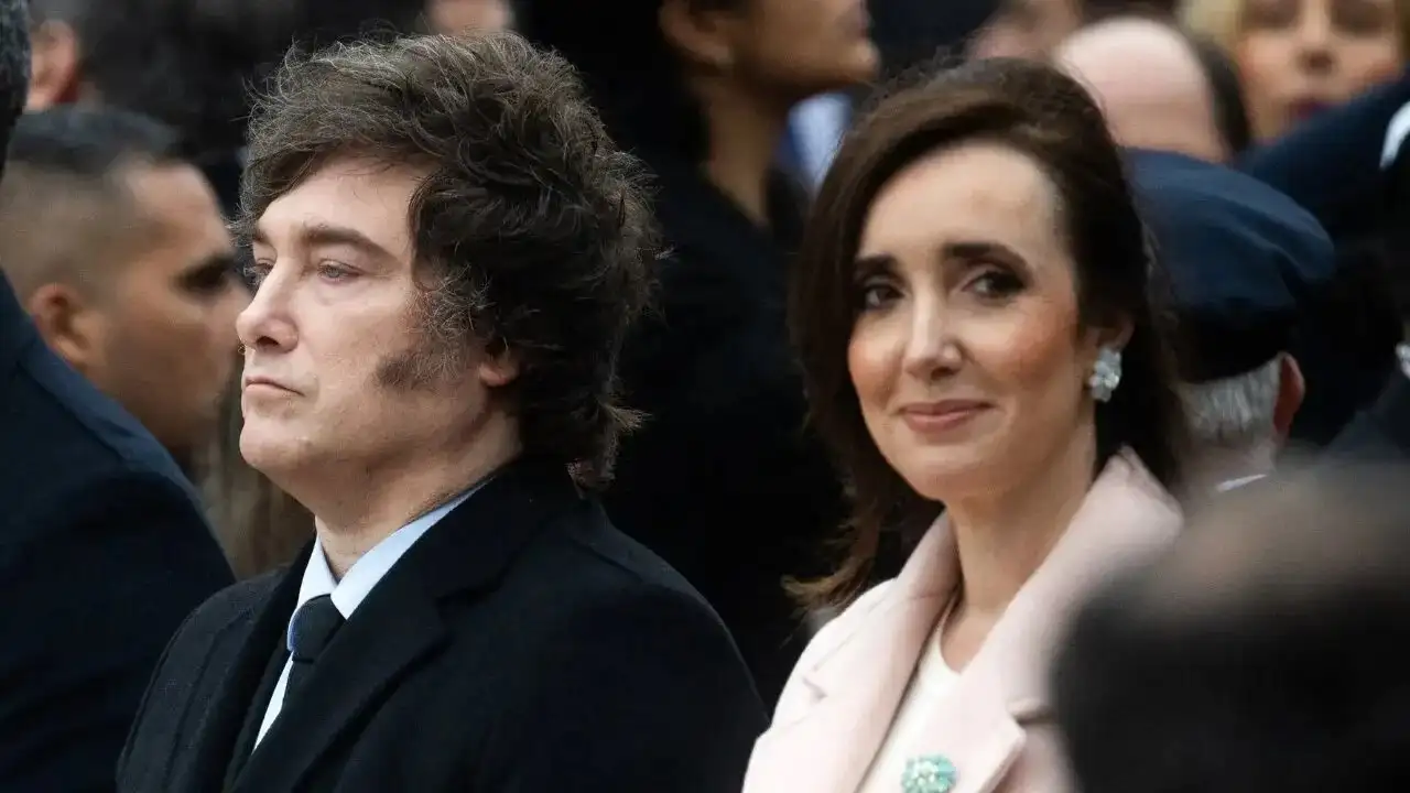 Jvier Milei y Victoria Villarruel.