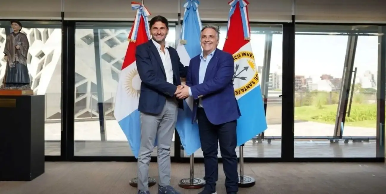 Maximiliano Pullaro y Martín Llaryora compartirán una actividad este jueves en Córdoba.