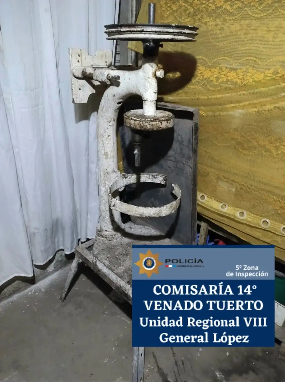 La batidora que había sido robada.