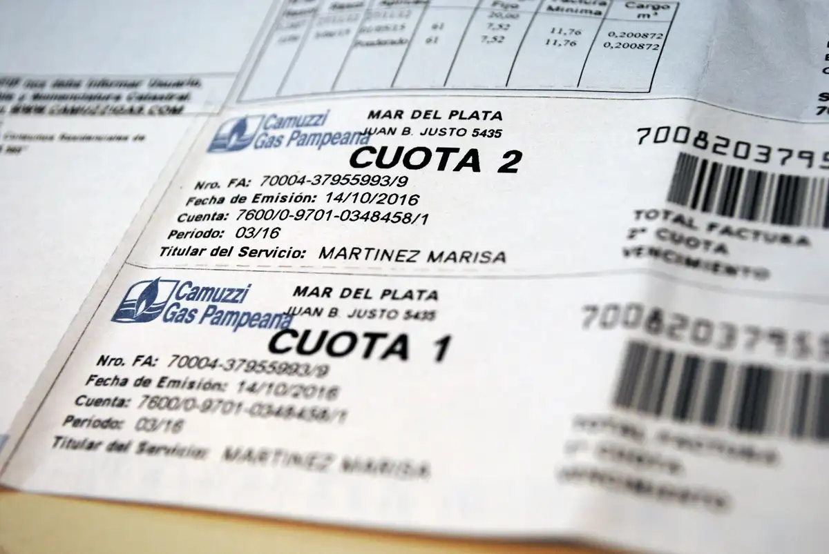 Camuzzi propone aumentos de hasta $200 mensuales